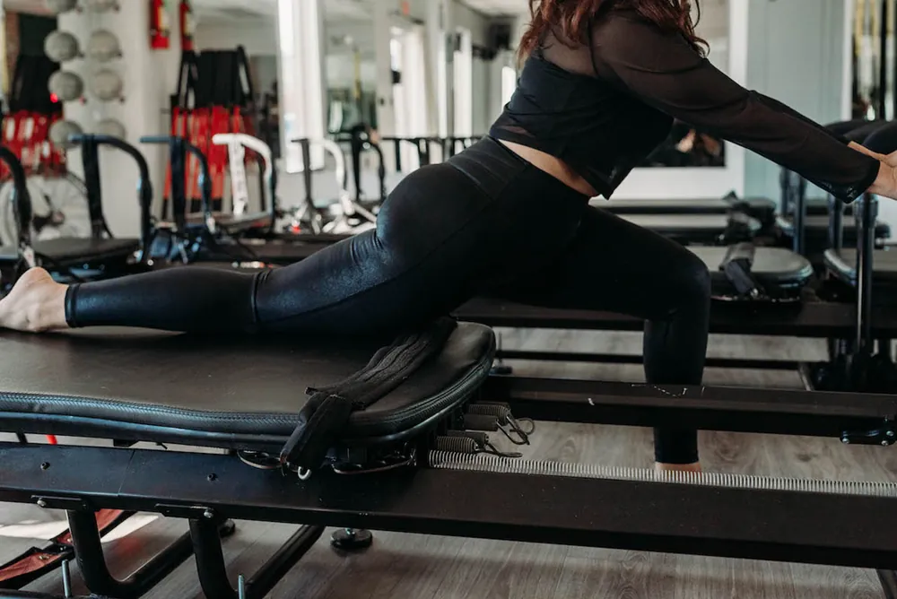 Reformer Stretch class at Pilates Plus Denham Springs
